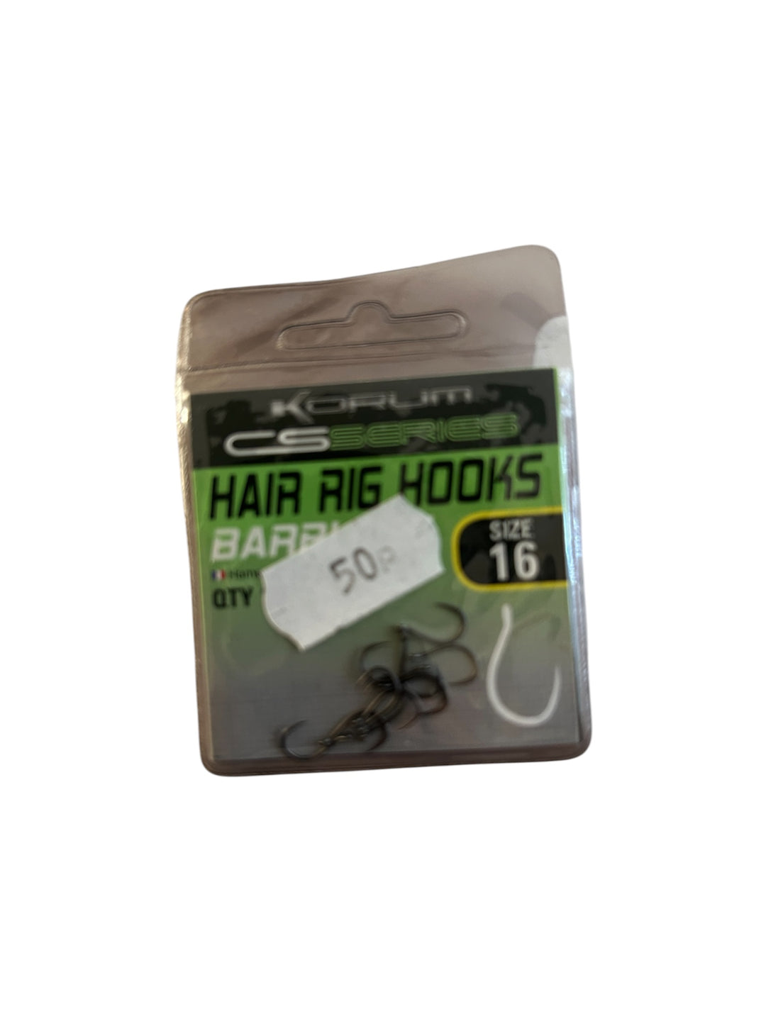 Korum CS series Hair Rig Hooks Size 16