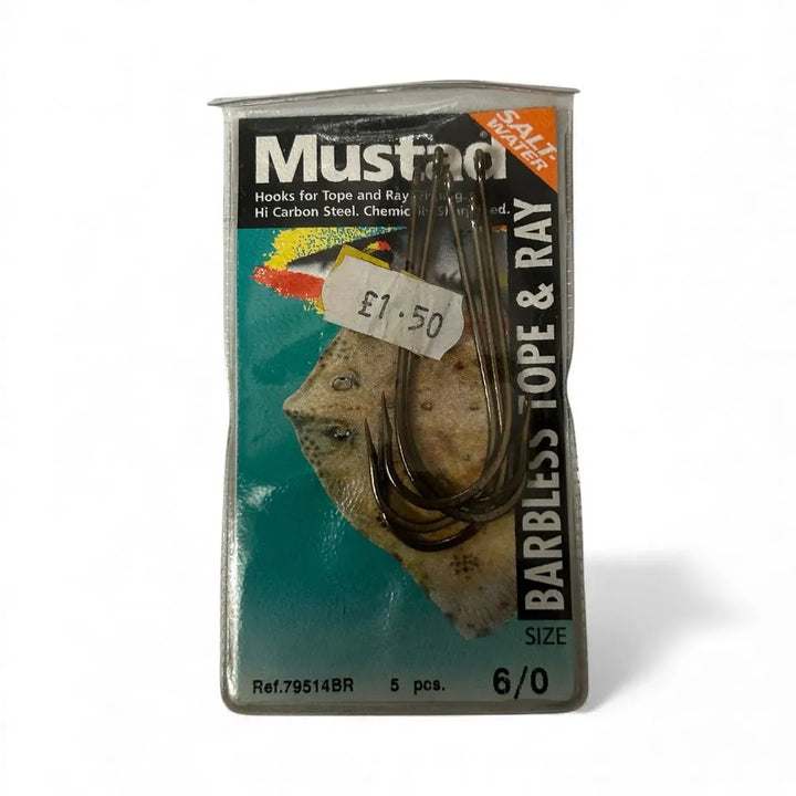 Mustad Barbless Tope &amp; Ray Hook