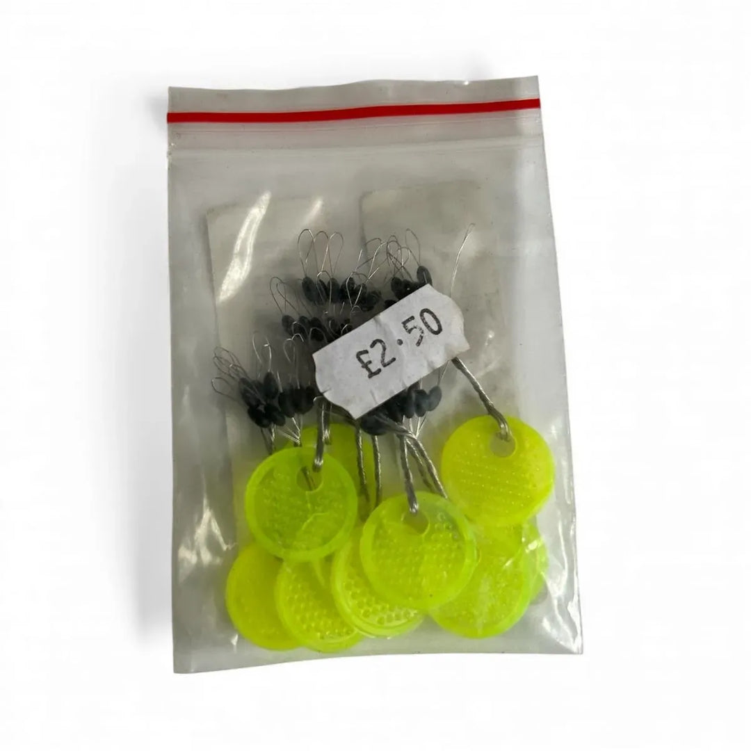 Rubber stop beads