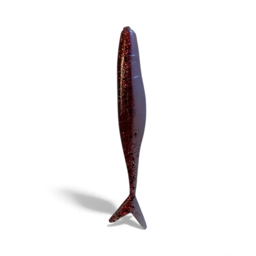 4in Red Glitter / Pink Fish