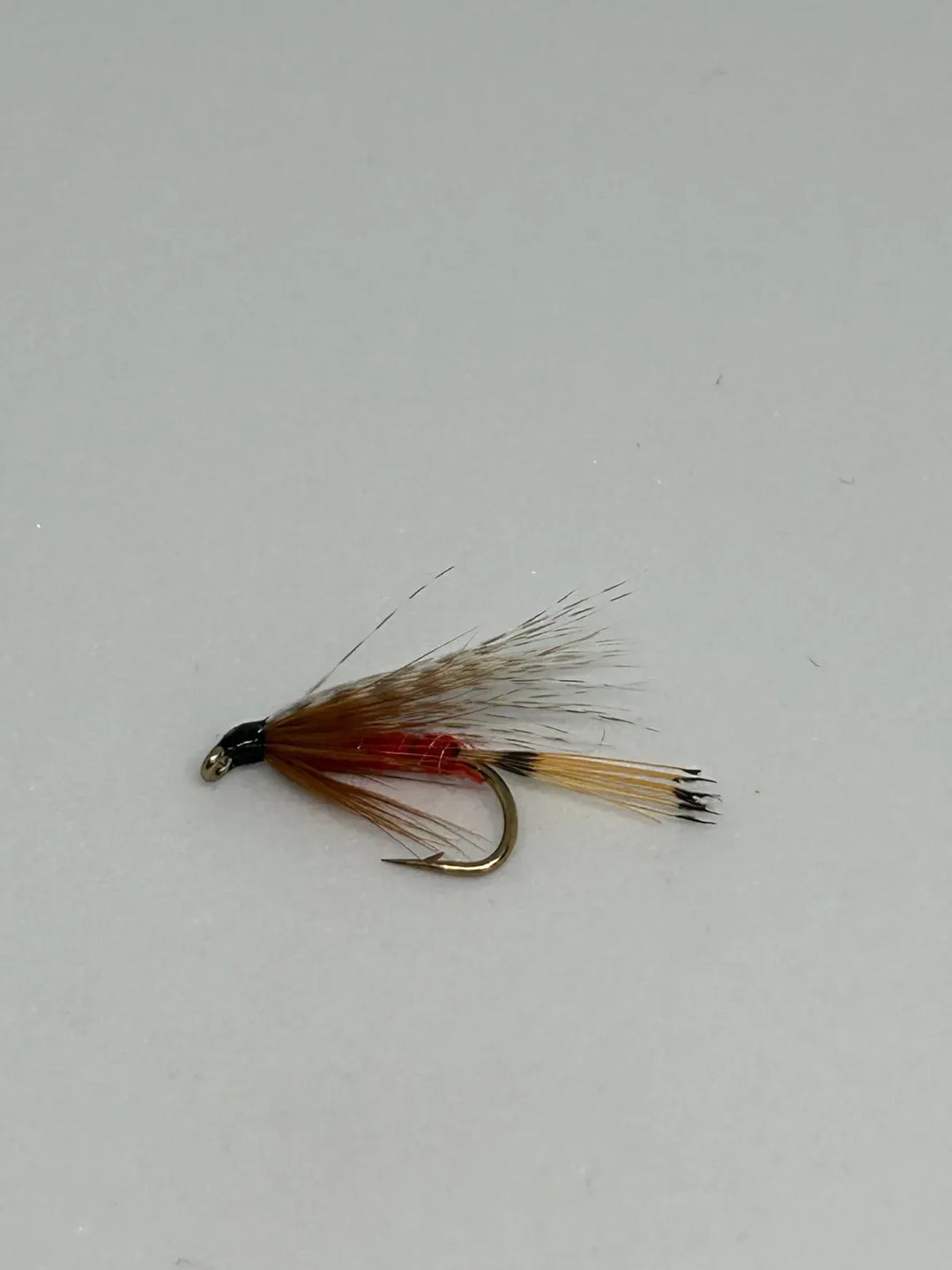 Wet Fly Teal &amp; Red