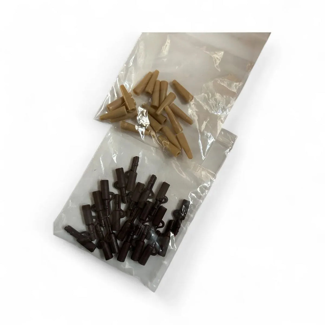 Carp Inline Lead Clips &amp; Sleeves