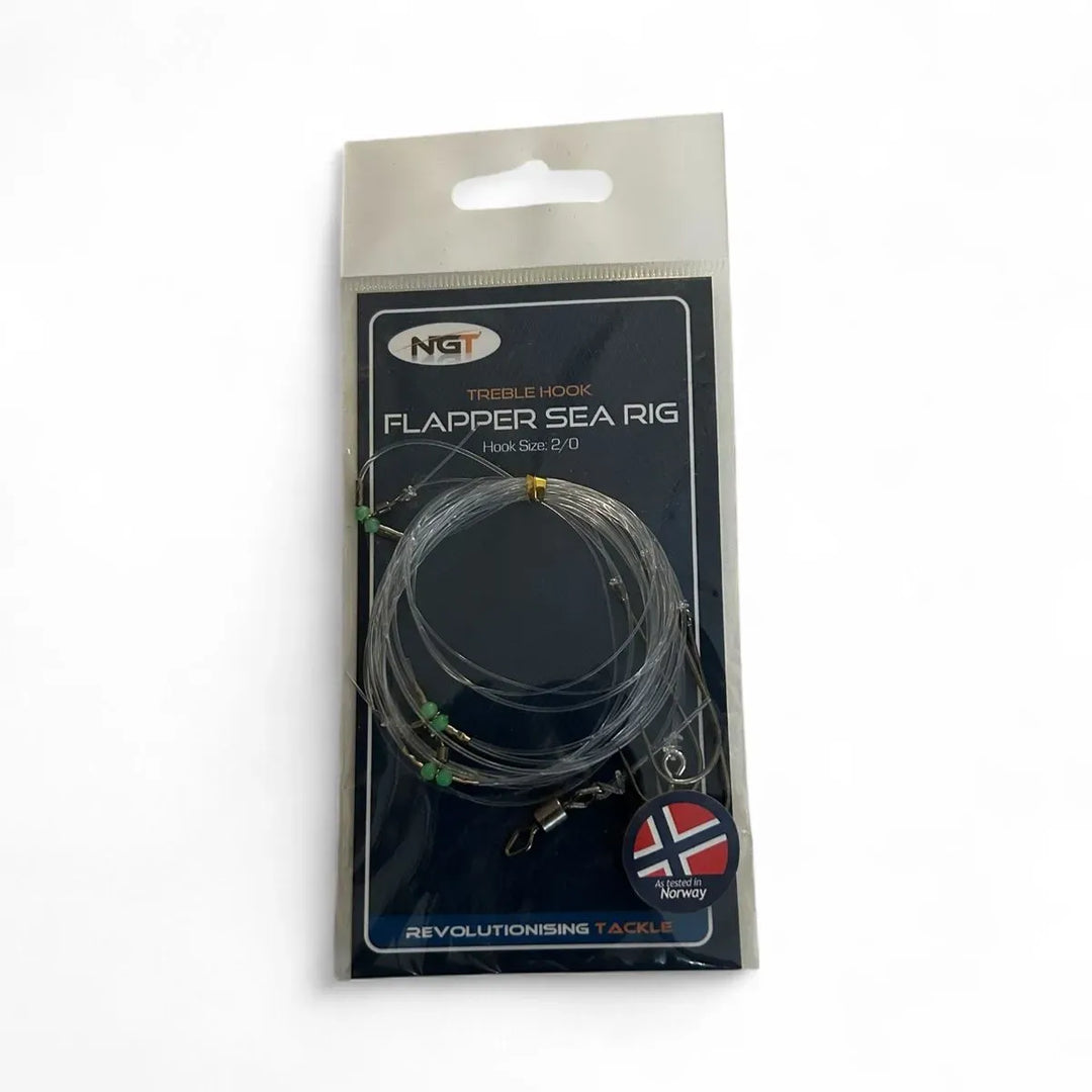 NGT Flapper Sea Fishing Rig 3 Hooks