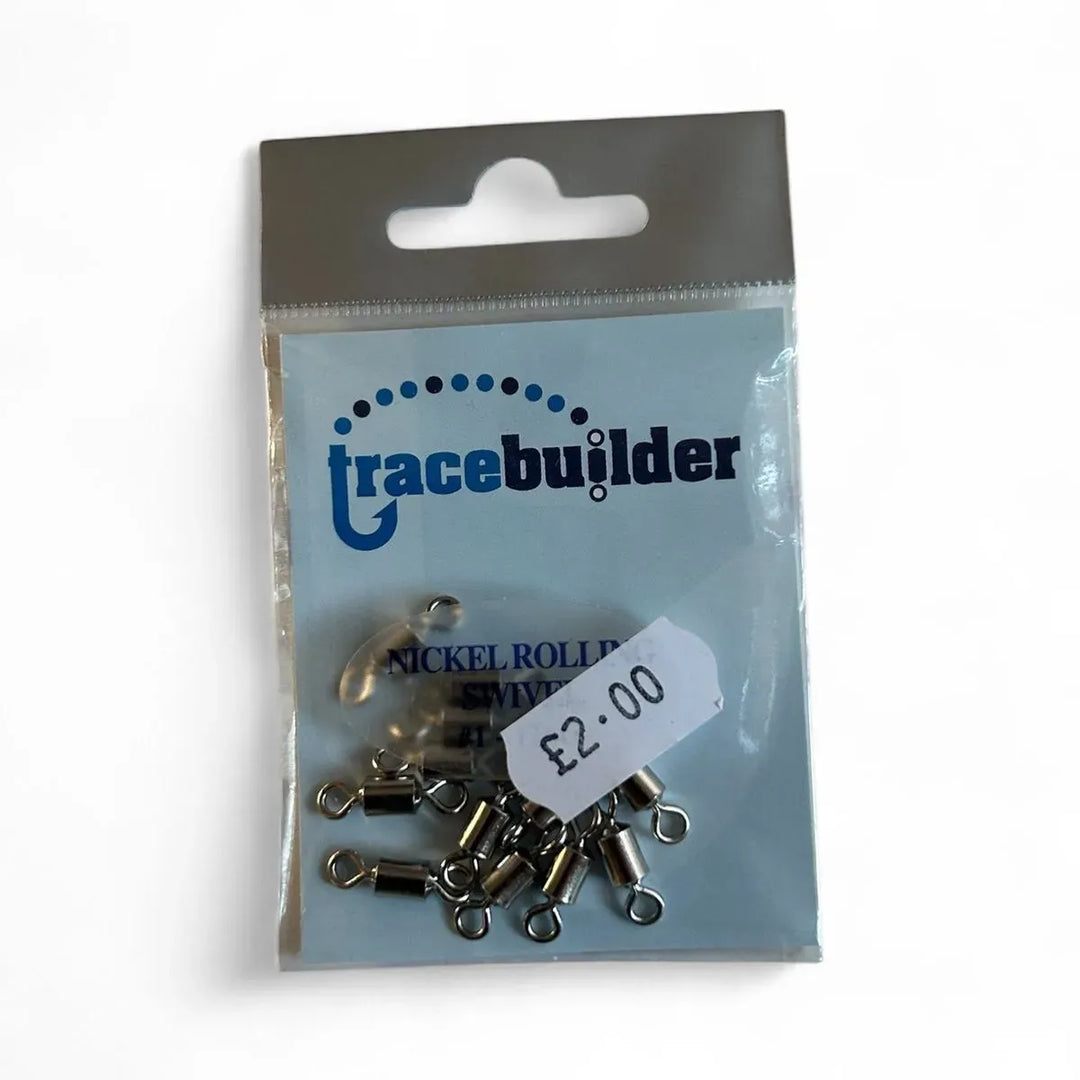 Tracebuilder Nickel Rolling swivels size 1
