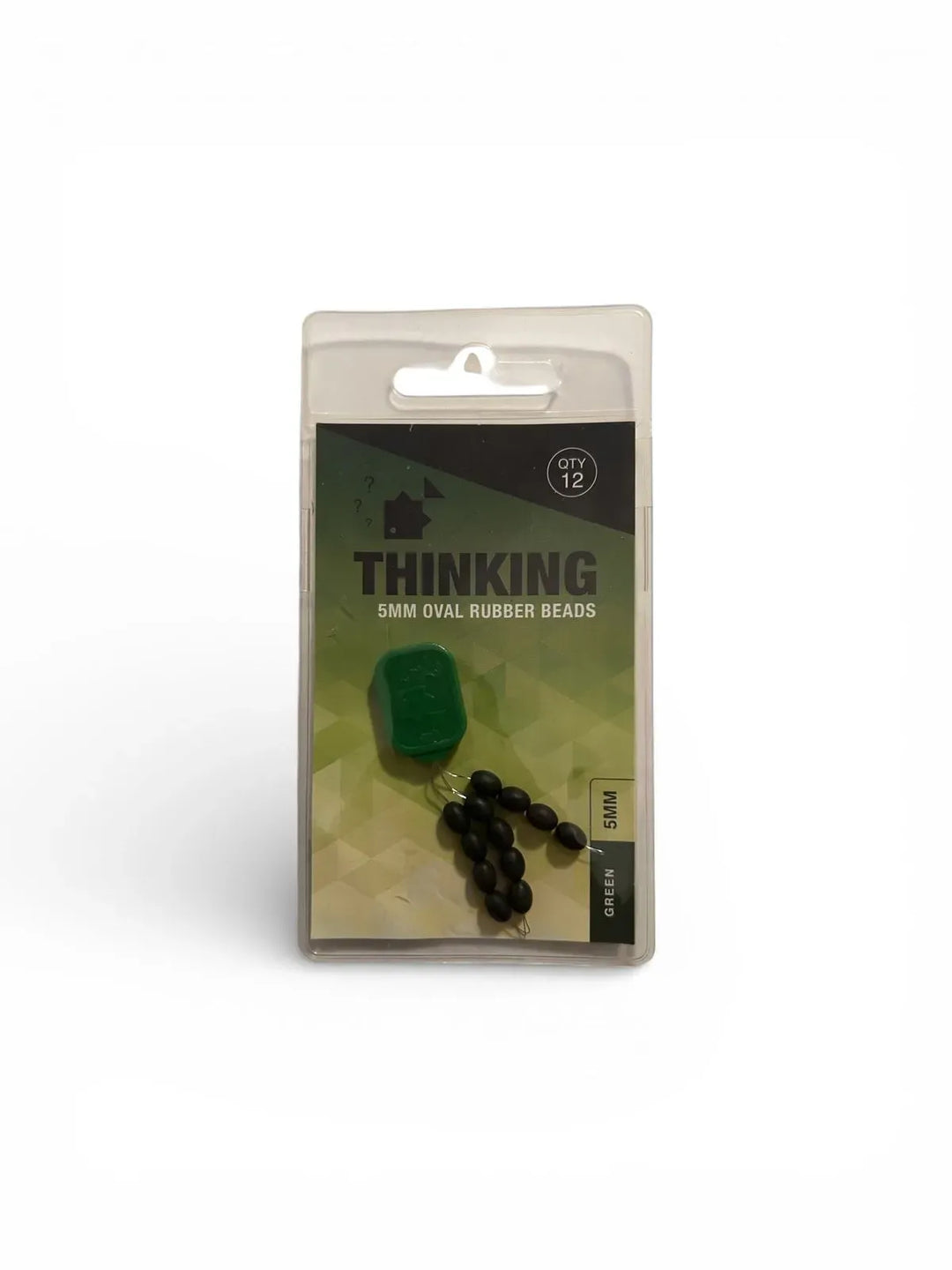 Thinking 5 mm Oval Rubber Beads